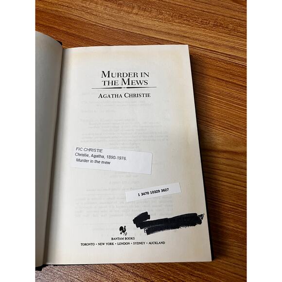 Agatha Christie Mystery Collection Lot of 3 Hardcovers Ex-Library Leatherette - Picture 9 of 16